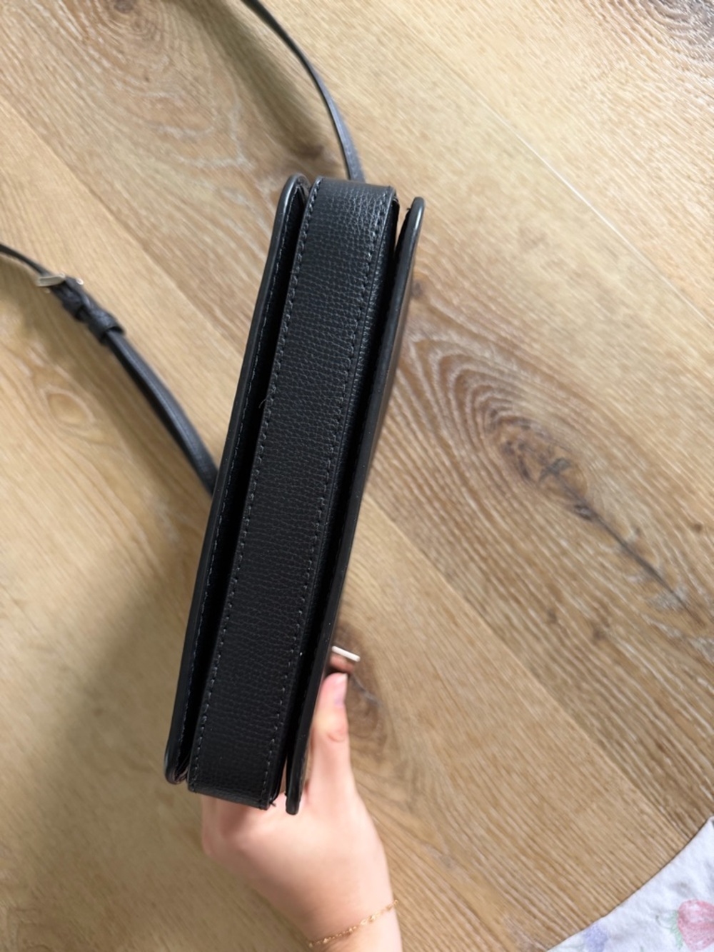 kate spade Black Pebbled Leather Crossbody Bag - Picture 6 of 6